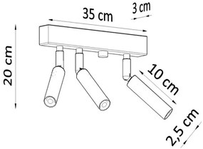 Bodové svietidlo EYETECH 3xG9/12W/230V biela