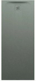 LAUFEN Pro obdĺžniková sprchová vanička z materiálu Marbond, odtok na kratšej strane, 1800 x 750 x 46 mm, betónová šedá, H2149590790001