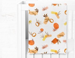 Biela mušelínová detská deka 75x100 cm Rhapsody – Mijolnir