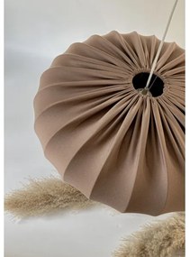 Závesný luster CAFEE na lanku, 1xE27/40W/230V, priemer 52 cm, hnedý