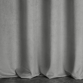 ZATEMŇOVACÍ ZÁVES NA KRÚŽKOCH ELIZA 140X250 CM STRIEBORNÁ