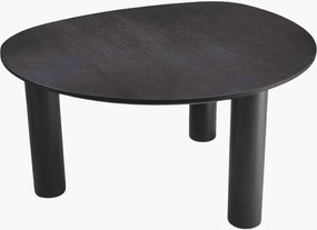 Jedálenský stôl organického tvaru z dreva mindi Lombardo, 150 x 135 cm