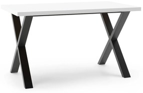 Rozkladací jedálenský stôl ARTEM biela matná Rozmer stola: 140/240x80cm