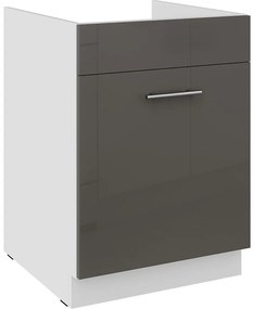 Kuchynská skrinka Lara grey 60ZL 1S BB