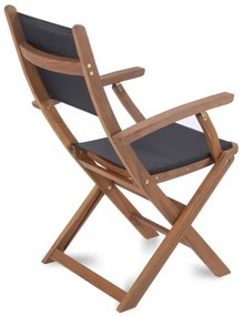 Fieldmann - Skladacie záhradné kreslo akácie