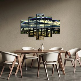 Obraz dúhy nad morom (150x105 cm)