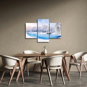 Obraz - Ľadové jazero (90x60 cm)