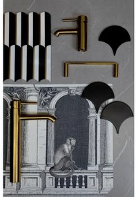 KFA Armatura 864-025-31 - Nástenný vešiak na uteráky 24 cm nerez/zlatá