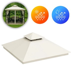 Strecha na záhradný pavilón 3x3 m, béžová, MultiGarden