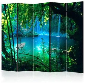 Paraván - Kursunlu Waterfalls II [Room Dividers] Veľkosť: 225x172, Verzia: Obojstranný