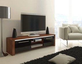 TV stolík/skrinka Freddy (slivka + lesk čierny). Vlastná spoľahlivá doprava až k Vám domov. 780043