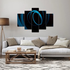 Obraz modrej čiary (150x105 cm)