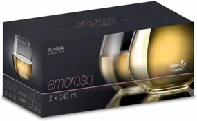Bohemia Crystal poháre na biele víno Amoroso 340ml (set po 2ks)