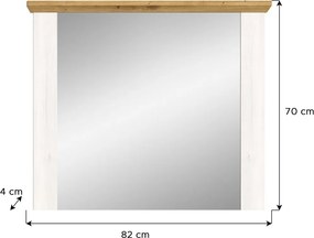 Predsieňová zostava Verona (5-dielna), sibírsky smrekovec/dub artisan