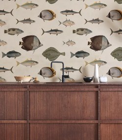 WALLCOLORS Under the Sea Beige wallpaper - tapeta POVRCH: Prowall Sand