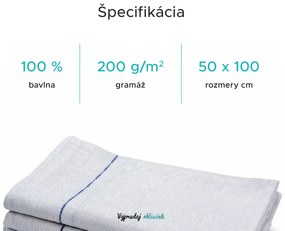 Zdravotnícky uterák MEDI 50 x 100 cm, 100% bavlna