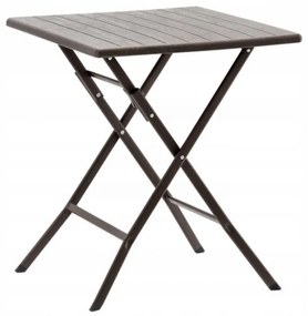 Skladací cateringový stôl PEGGY 61,5 cm hnedý