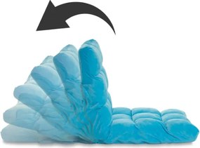 Polohovacie kreslo 60 x 52 x 53 cm, modré