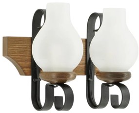 Brilagi - Nástenné svietidlo QUEEN 2xE14/40W/230V buk/orech