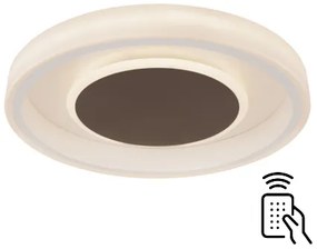 GLOBO 48398-40 GOFFI stmievateľné stropné LED svietidlo 495 mm 40W/2400lm 3000-6000K IP20 biela s diaľkovým ovládaním