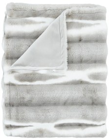 Svetlosivá deka z umelej kožušiny 130x170 cm Flint – Catherine Lansfield