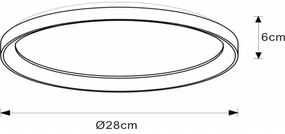 Lucide 46103/20/02 - LED Stmievateľné stropné svietidlo VIDAL LED/20W/230V zlatá