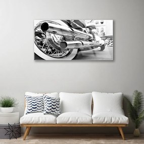 Obraz na skle Motor umenie 125x50 cm
