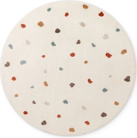 Hanse Home 160x160 (priemer) kruh Detský koberec Adventures 106210 Cream Multicolor kruh, biela, detská izba