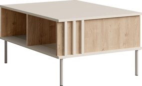 Konferenčný stolík, kašmír/dub artisan, RIMINA