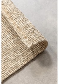 Krémovobiely jutový koberec 120x170 cm Bouclé – Hanse Home