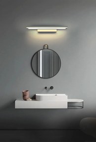 Toolight Toolight, LED kúpeľňové svietidlo nad zrkadlo 40cm APP839-1W, chrómová, OSW-06689