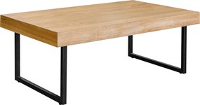 XXXLutz KONFERENČNÝ STOLÍK, čierna, farba duba, drevo, kov, kompozitné drevo, 110/65/42,5 cm MID.YOU - Stolíky do obývačky - 002510000301