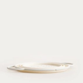 Silikónový cedník MOLLIS krémový 775932