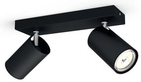 Philips 50592/30/PN - Bodové svietidlo MYLIVING KOSIPO 2xGU10/5,5W/230V