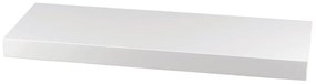 Nástenná polička P-001, lesklá biela
