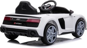 LEAN CARS Elektrické autíčko Audi R8 Lift A300 biele