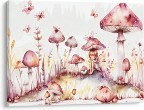 Obraz - Ružová víla (70x50 cm)