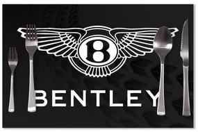 Sablio Prestieranie Logo Bentley Čierny: 40x30cm