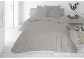 Obliečky zo zmesi bavlny a ľanu sivá, 160 x 200 cm, 2 ks 70 x 80 cm