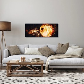Obraz - Šamanská bubon (120x50 cm)