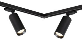 Bodové svietidlo v lištovom systéme MICA 4xGU10/10W/230V čierna