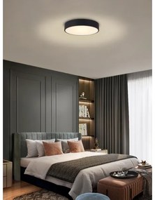 Immax NEO 07201L-LED Stmievateľné stropné svietidlo RONDATE 28W/230V čierna Tuya+DO