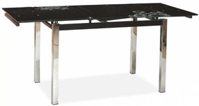 Jedálenský stôl GD-017 čierny