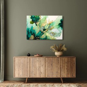 Obraz - Zelená abstrakcia (90x60 cm)