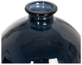 Tmavomodrá ručne vyrobená váza (výška 18 cm) – Ixia
