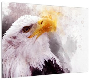 Sklenený obraz orla (70x50 cm)