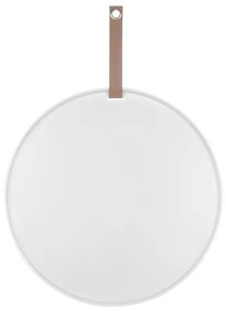 Biela kovová nástenka PT LIVING Perky, ø 50 cm