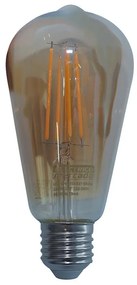 ŽIAROVKA FL ST64 8W / 850LM E27 230V 2200K ZLATÁ