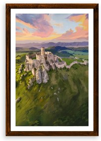 Poster Spišský hrad - Poster 50x70cm bez rámu (44,9€)