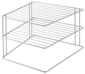 Oceľová prídavná polička v striebornej farbe 25x25 cm Palio – Metaltex